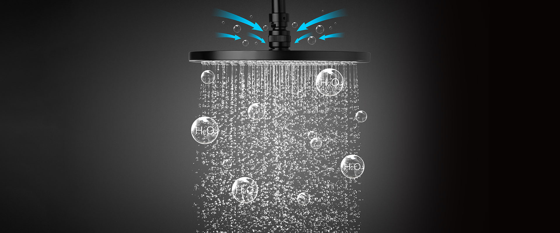 Air-Mix Shower Technology Water Saving 23%