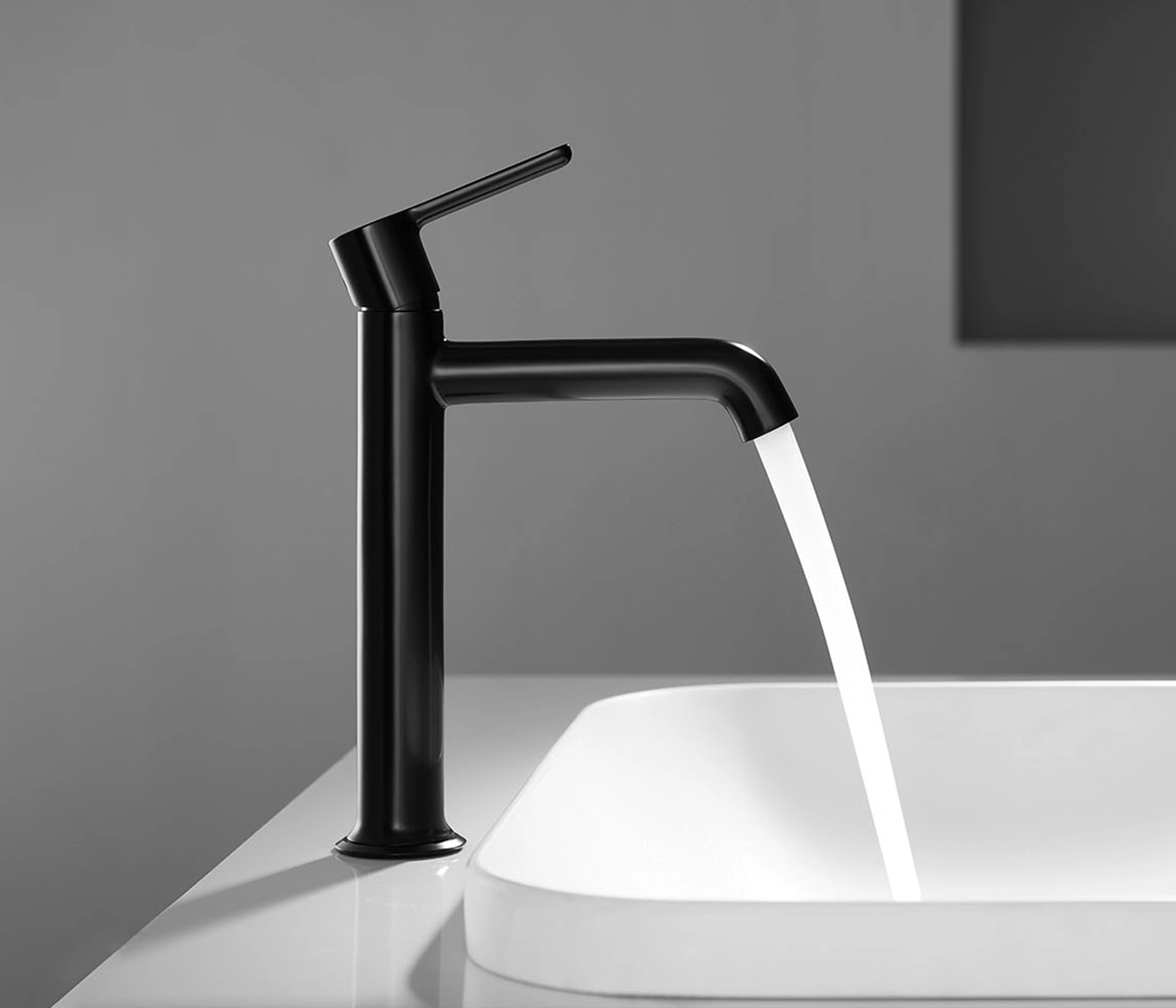 Matt Black Basin Tap