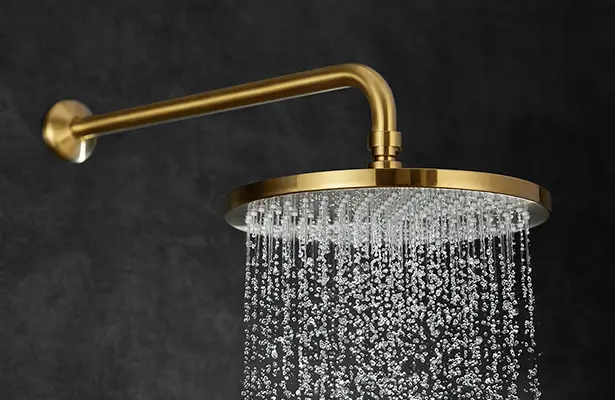 brushed gold shower mixer3 2