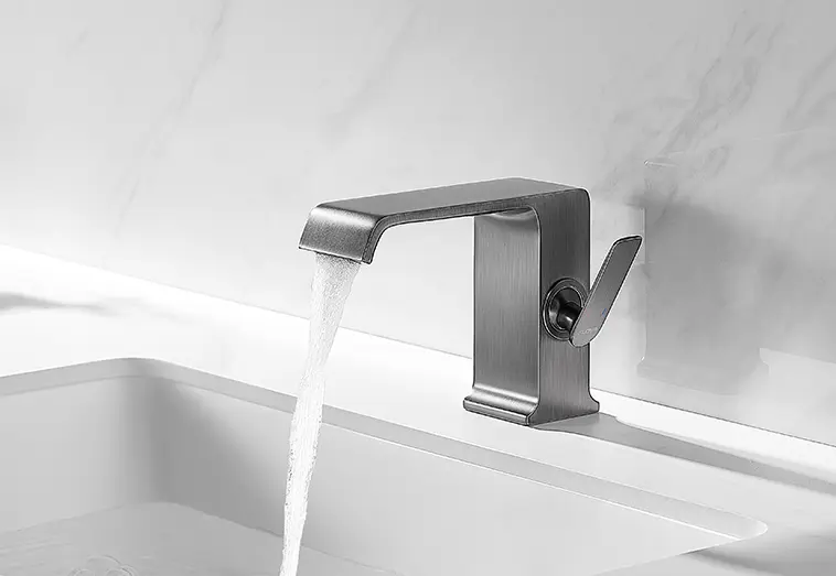 matt black bathroom mixer tap