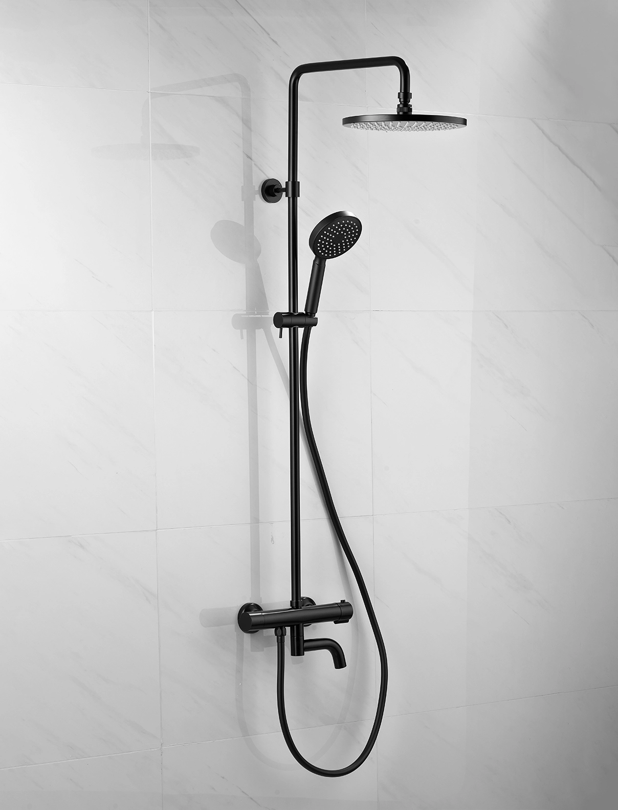 bathroom shower  black