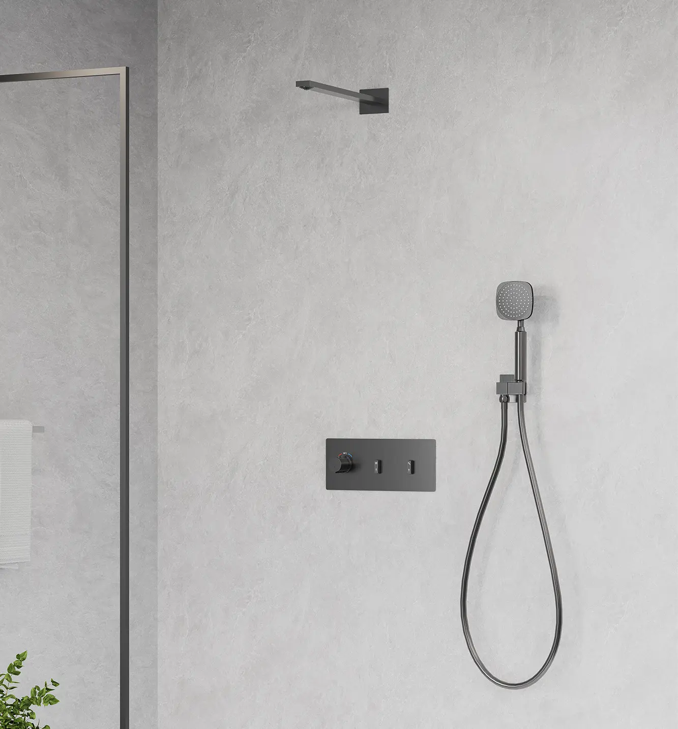 goslide dual function shower system