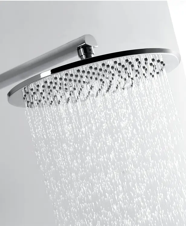 concealed rain shower system