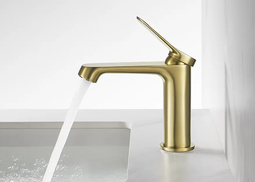 Single lever basin mixer