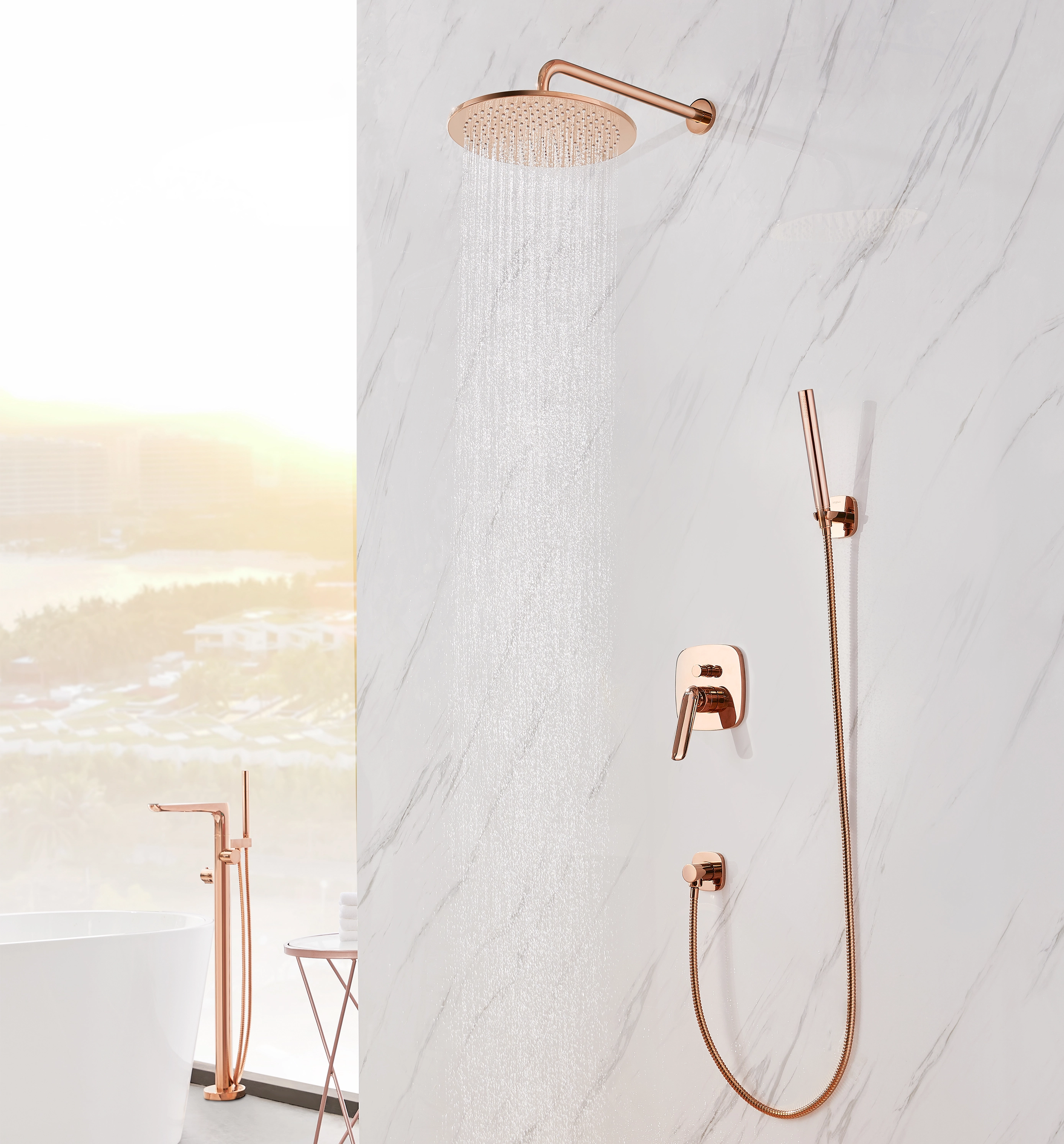 single lever concealed shower mixer