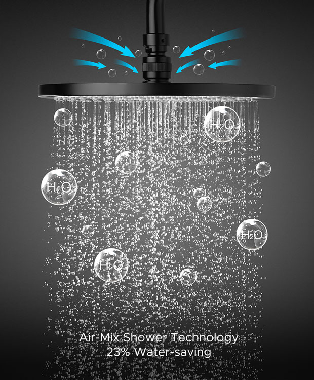 Air-Mix-Shower-Technology