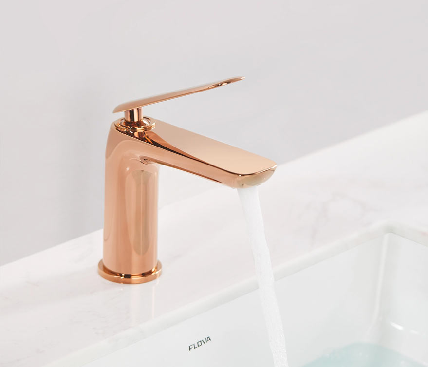 Fusion Black and Rose Gold Faucet