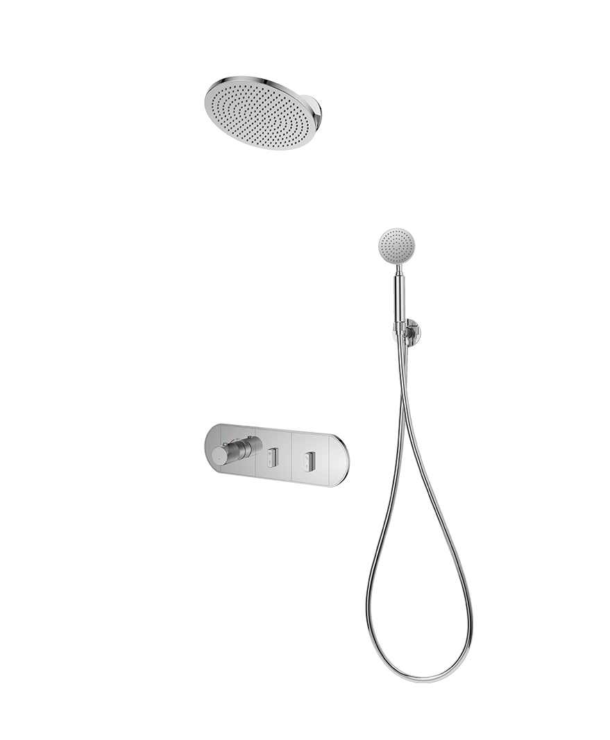 Thermostatic concealed shower mixer